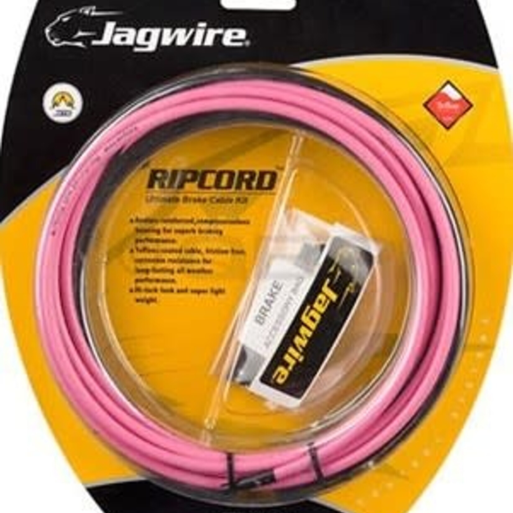 Jagwire RIPCORD BRK CBL KIT PINK