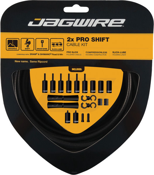 Jagwire Pro Shift, Complete shift cable & housing kit, Stealth Black