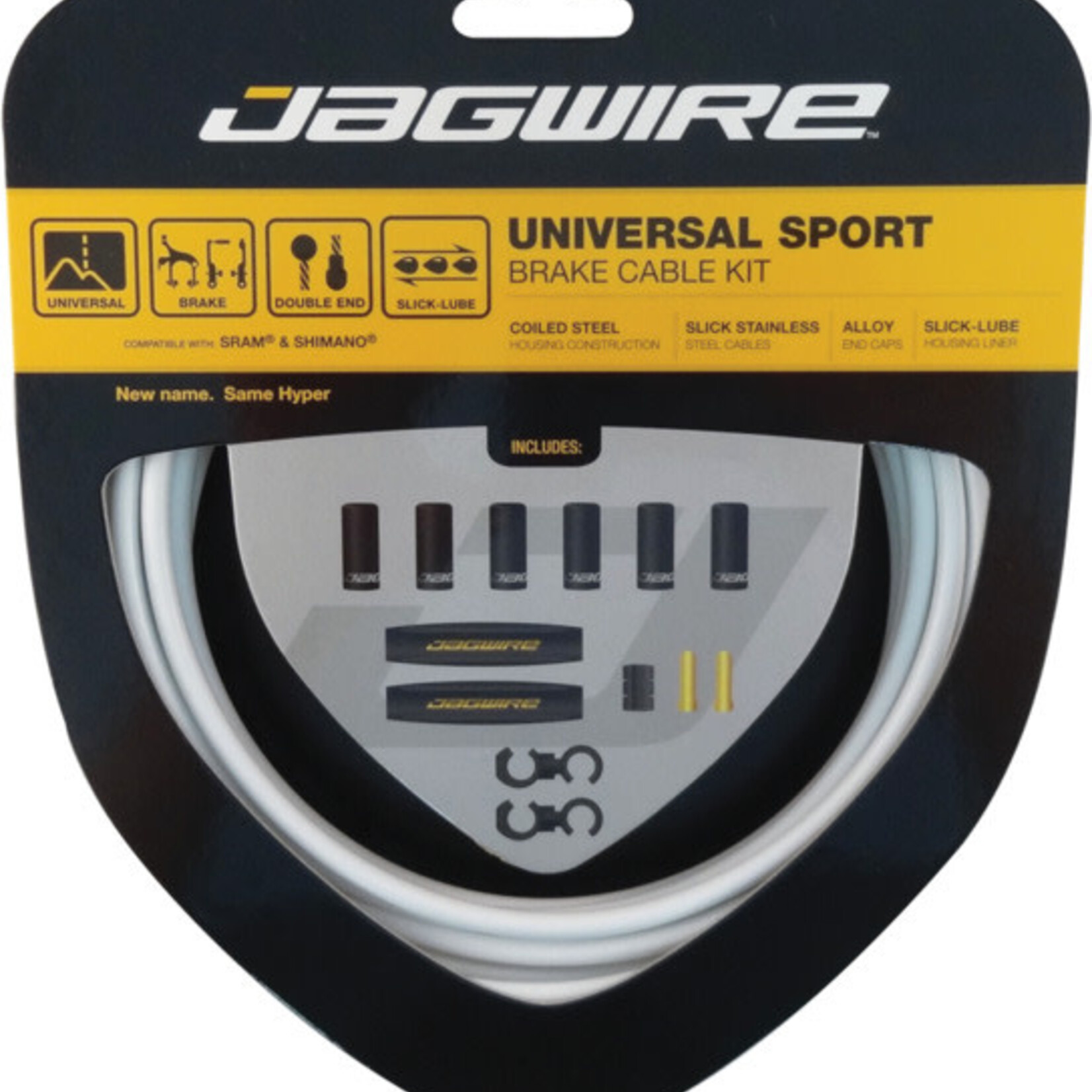 Jagwire Universal Sport Brake Kit White