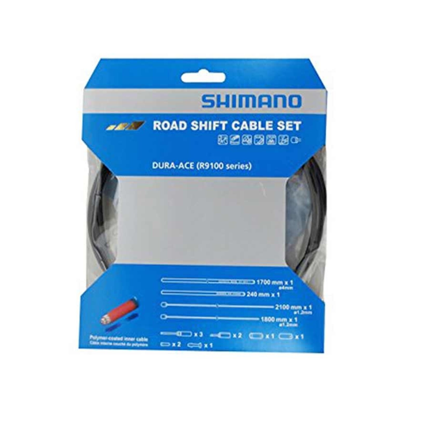 Shimano RS900, Shifter cable and housing set, Black