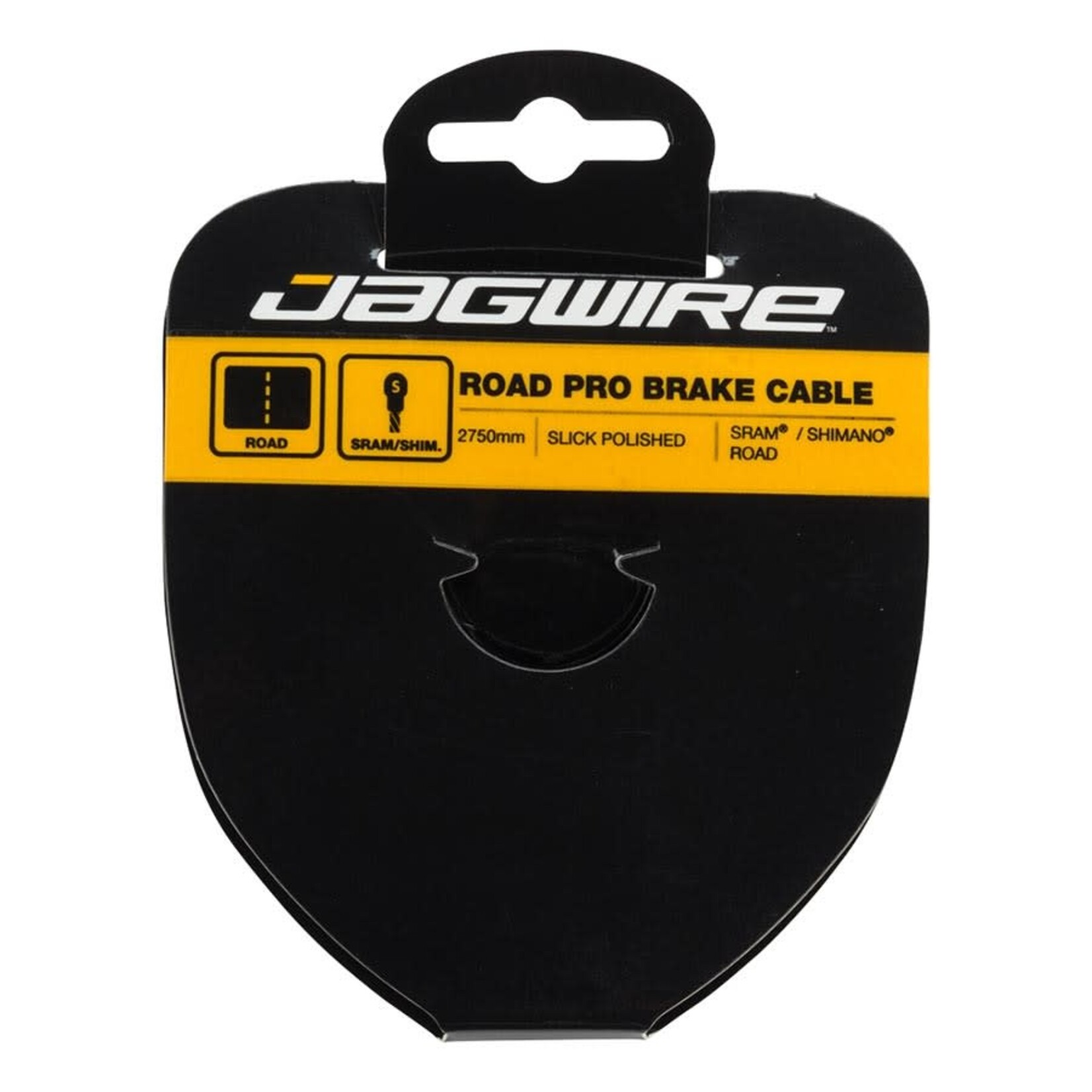 Jagwire Pro Polished, Brake cable, Road, Stainless, Mechanical Disc Brake