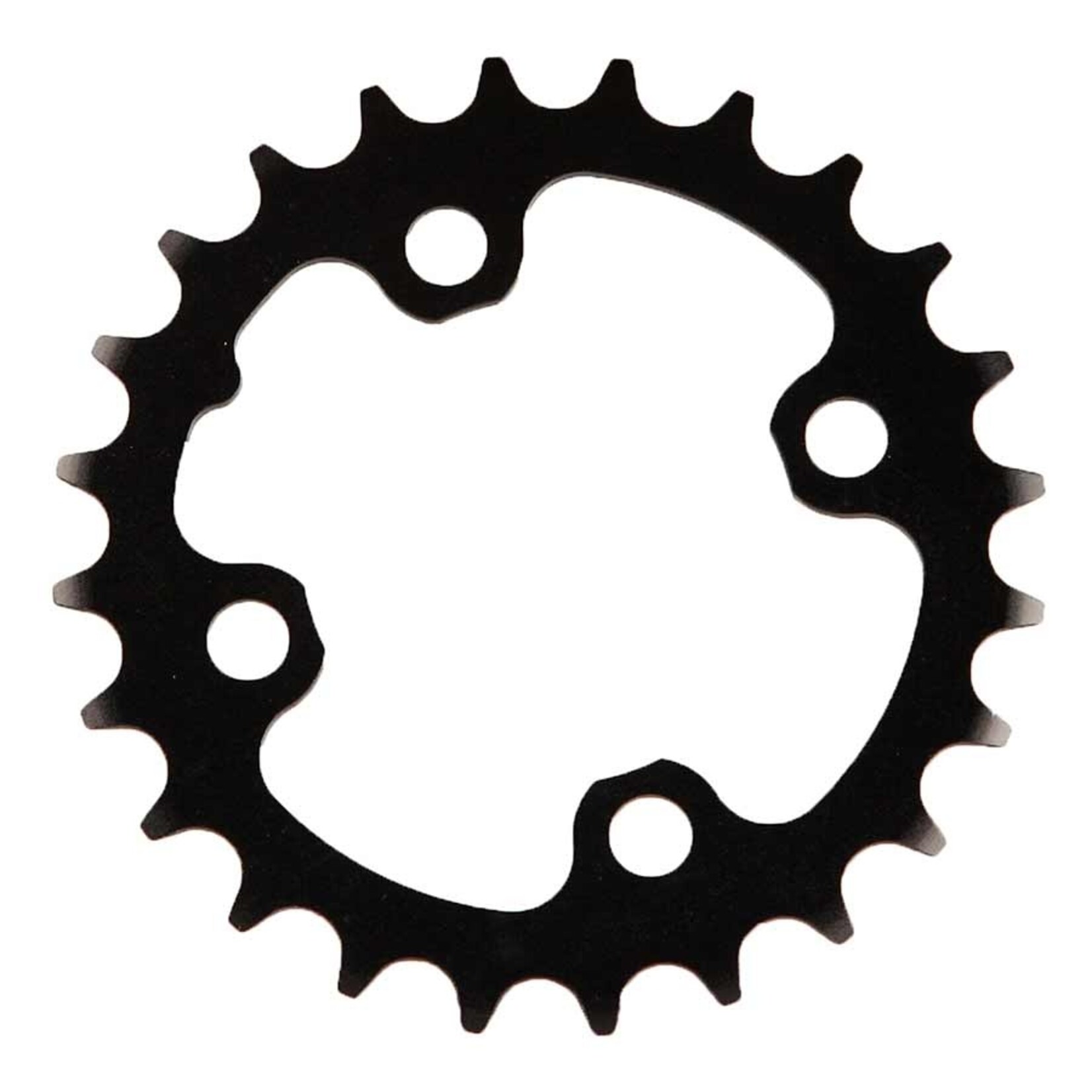 TruVativ 24T, 9 sp, BCD 64mm, 4-Bolt, Inner Chainring, For MTB triple, Aluminum, Black, 11.6215.093.000