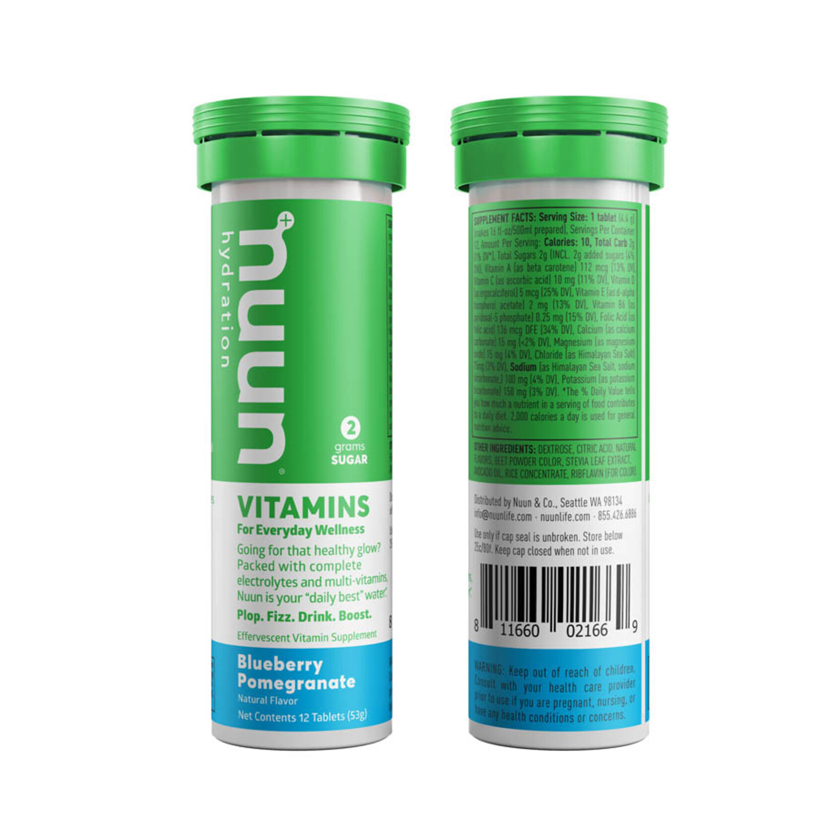 Nuun Drink Mix, Ginger Lemonade,10 servings, Vitamins and Caffeine