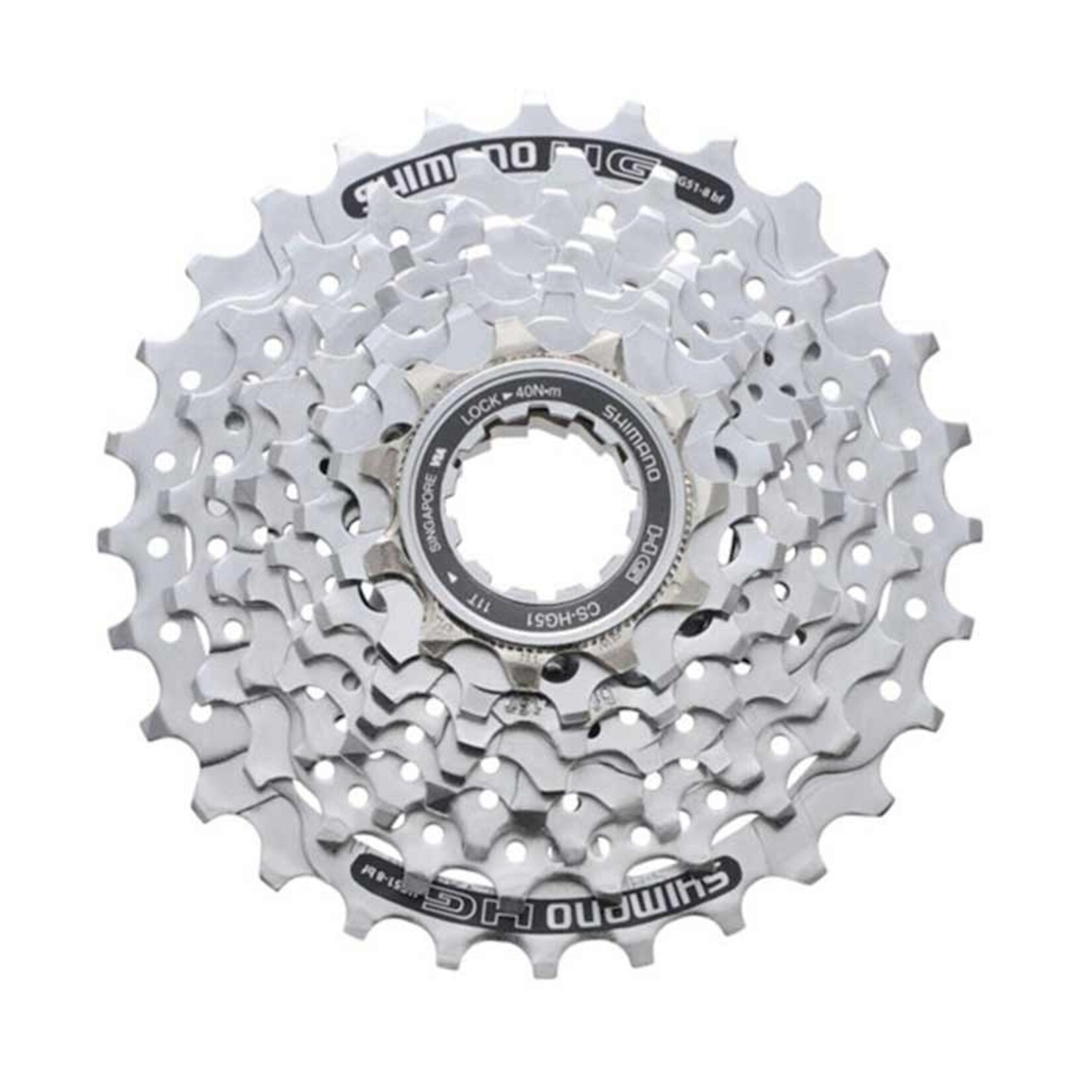 Shimano Cassette,  CS-HG51, 8-SPEED, 11-30T