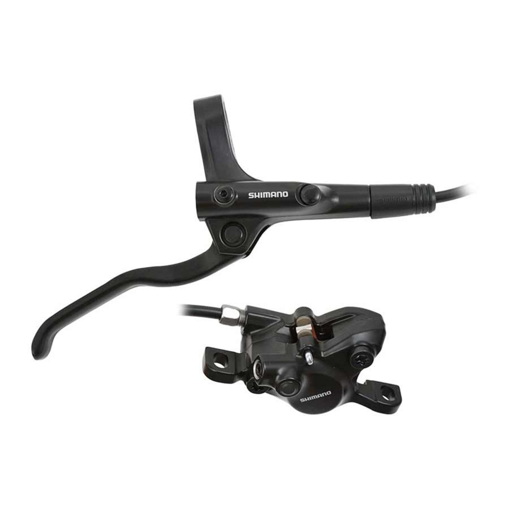 Shimano BL/BR-MT200, MTB Hydraulic Disc Brake, Rear, Post mount, Black, Set