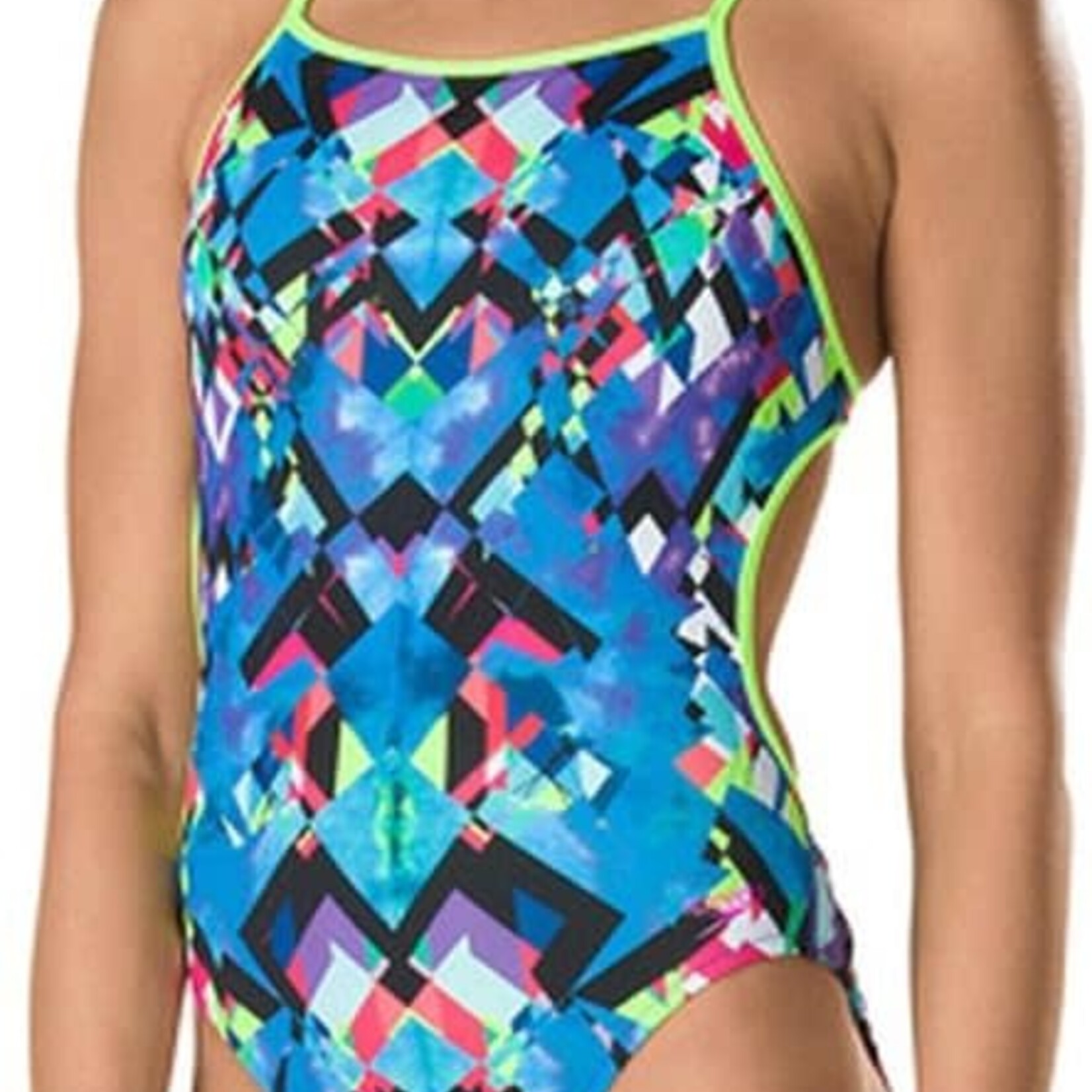 Speedo Women's Swimsuit Turnz Printed Tie Back