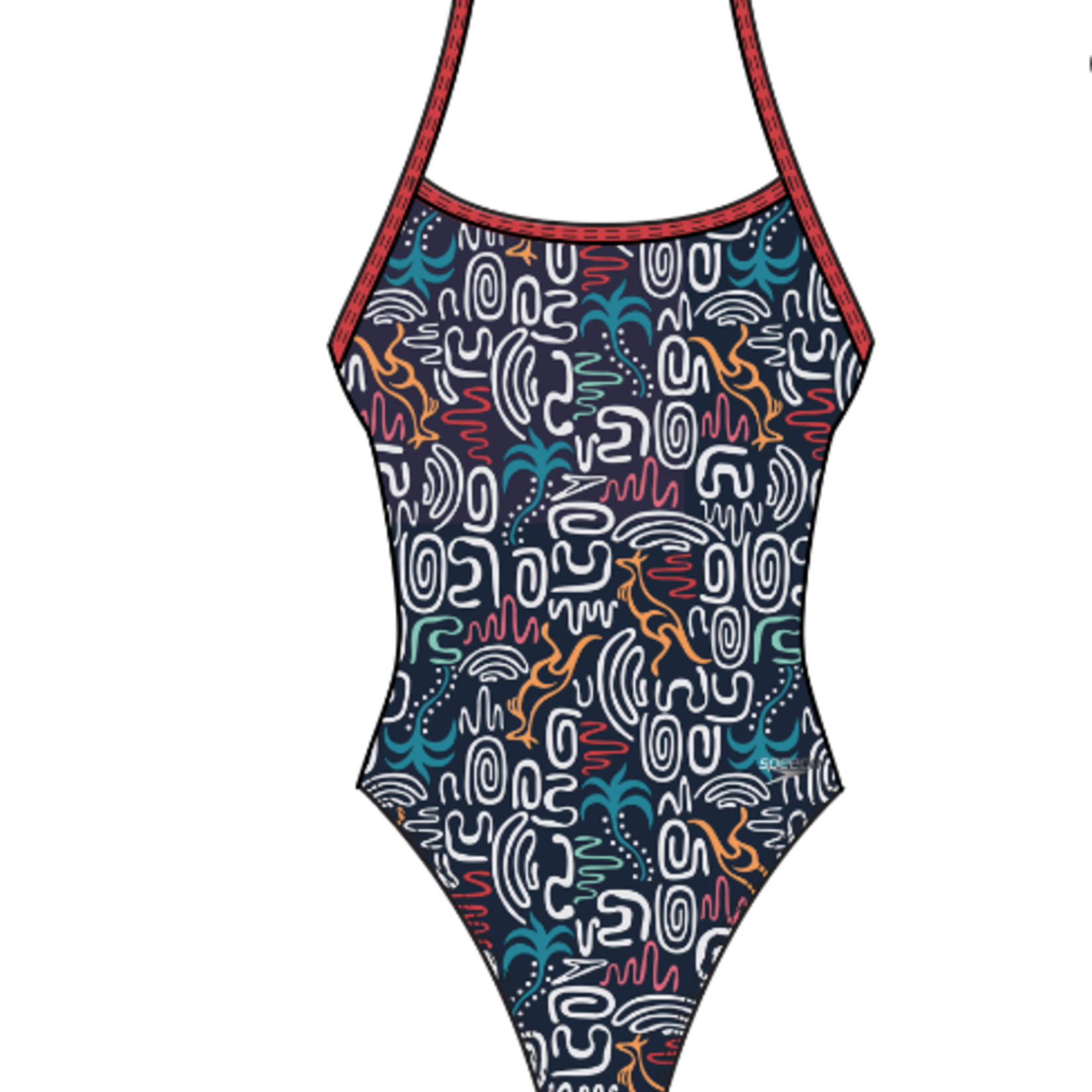 Speedo Printed THE ONE Back Suit