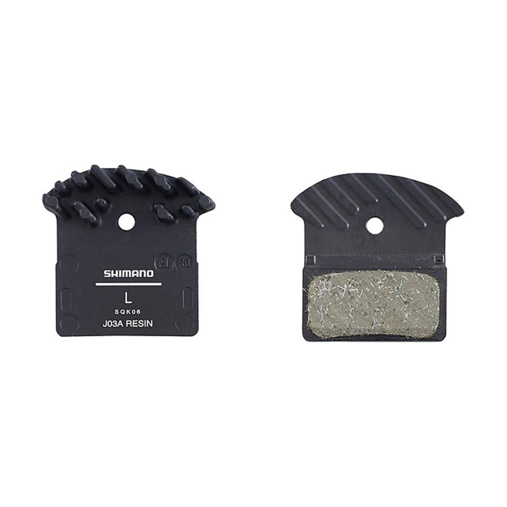 Shimano J-Type, Disc Brake Pads, Shape: Shimano G-Type/F-Type/J-Type, Resin, Pair, EBPJ05ARFA