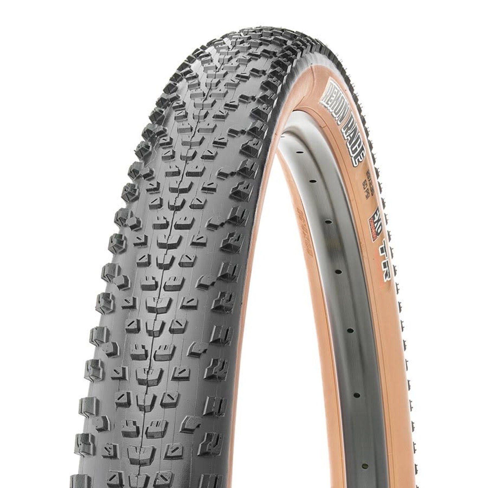 Maxxis Rekon Race, Tire, 29''x2.25, Folding, Tubeless Ready, Dual, EXO, 60TPI, Tanwall