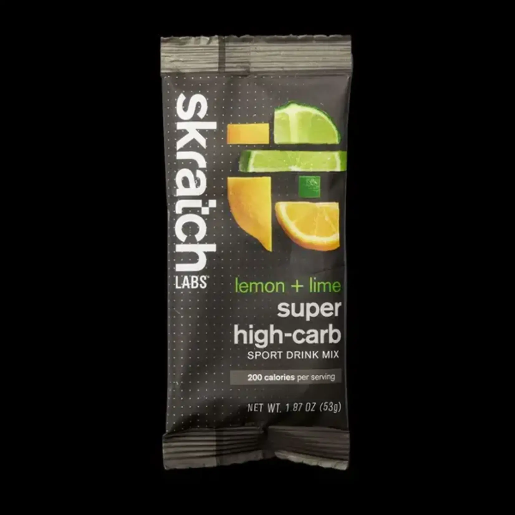 Skratch Labs Super High-Carb Single Serve 200cal Packet - Lemon+Lime