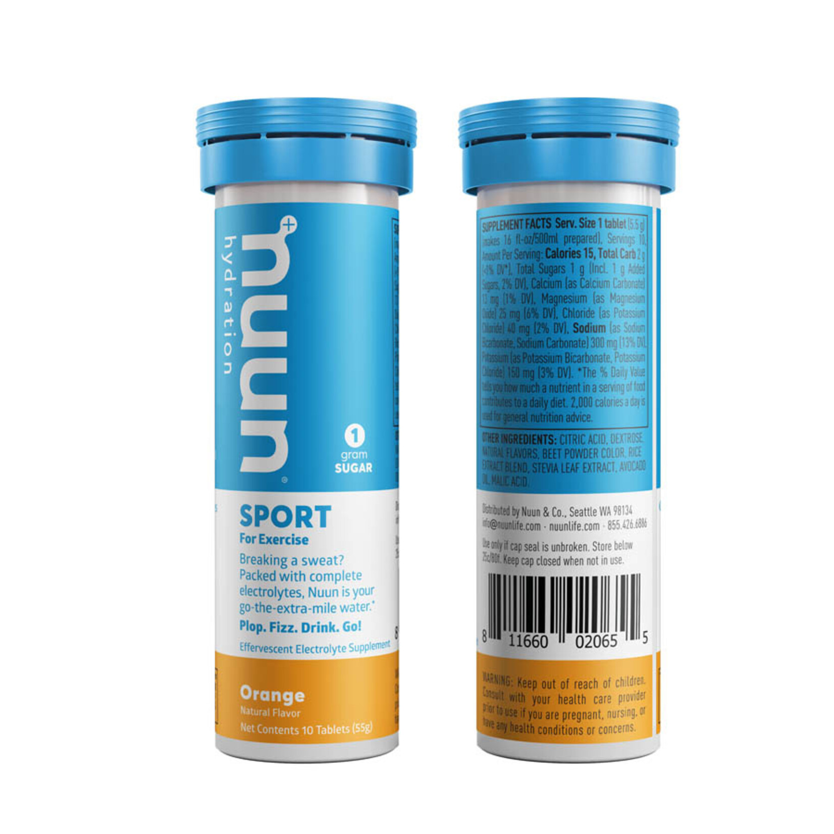 Nuun Sport, Drink Mix, Orange