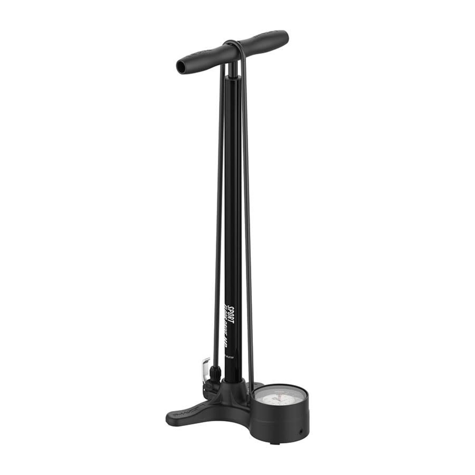 Lezyne Lezyne, Sport Floor Drive, Floor Pump, Dual Valve Head, 220psi, Black