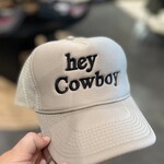 charlie southern Hey Cowboy Trucker Hat