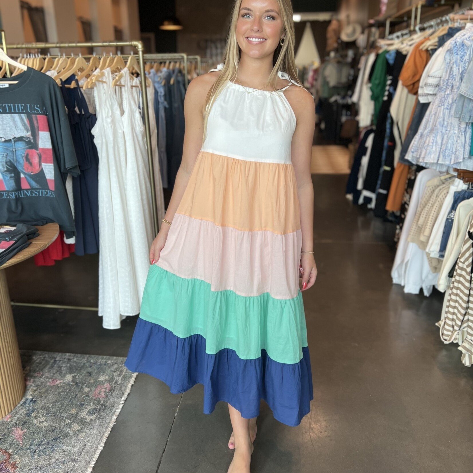 lovely melody Pastel Rainbow Tiered Midi