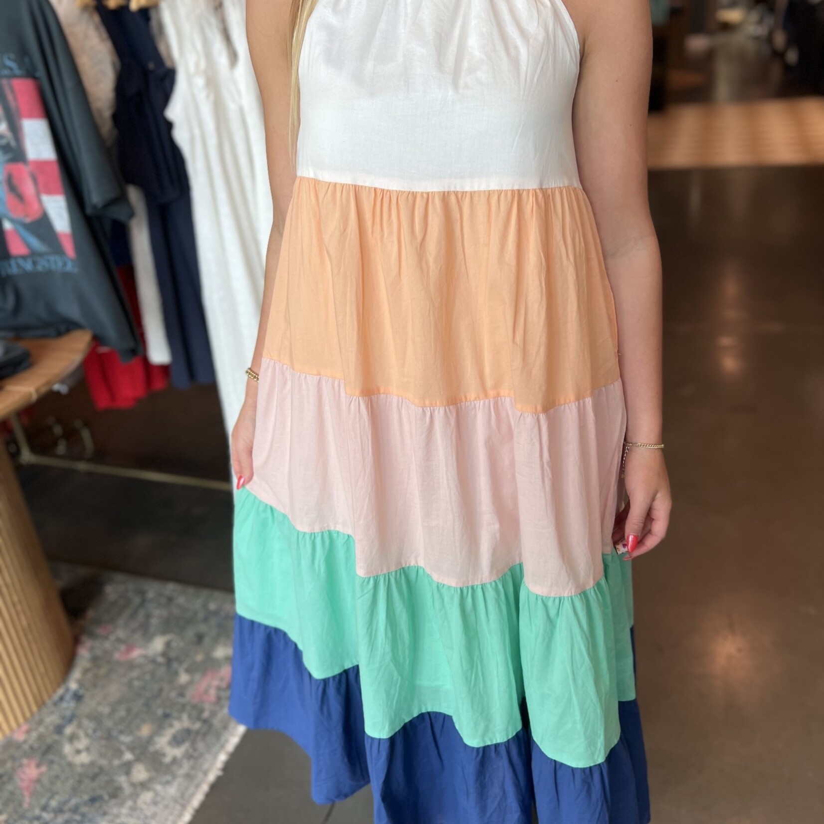 lovely melody Pastel Rainbow Tiered Midi