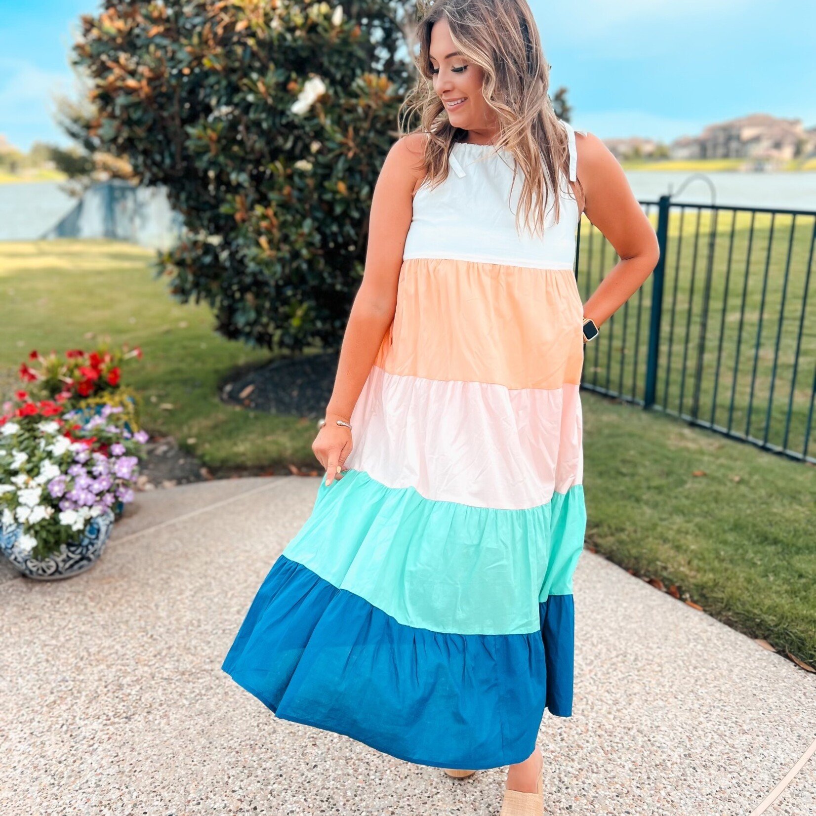 lovely melody Pastel Rainbow Tiered Midi