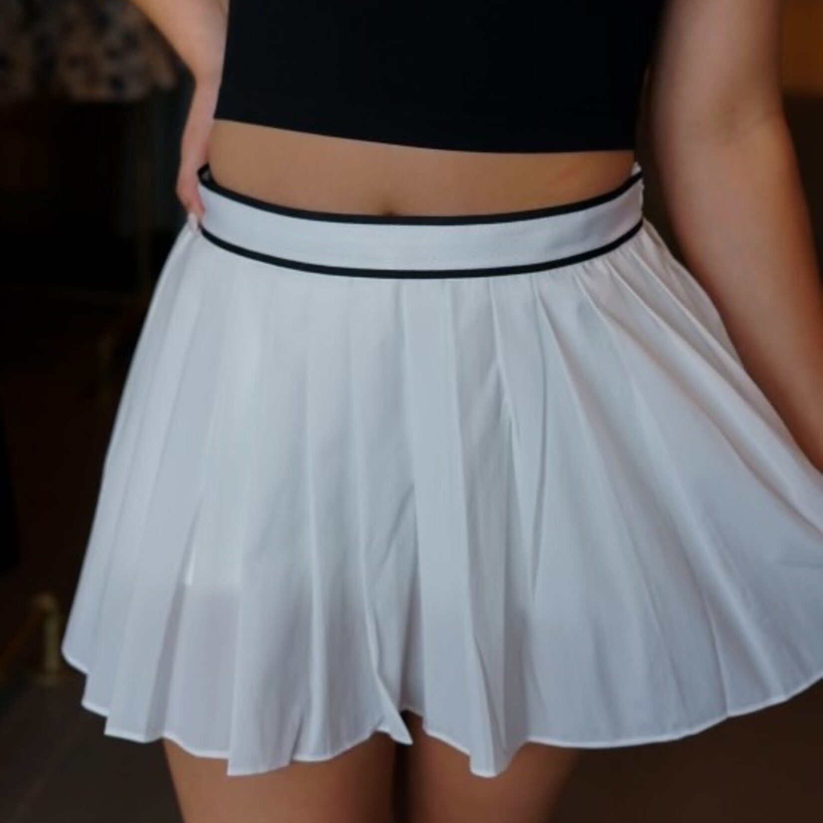 tcec White Tennis Skirt