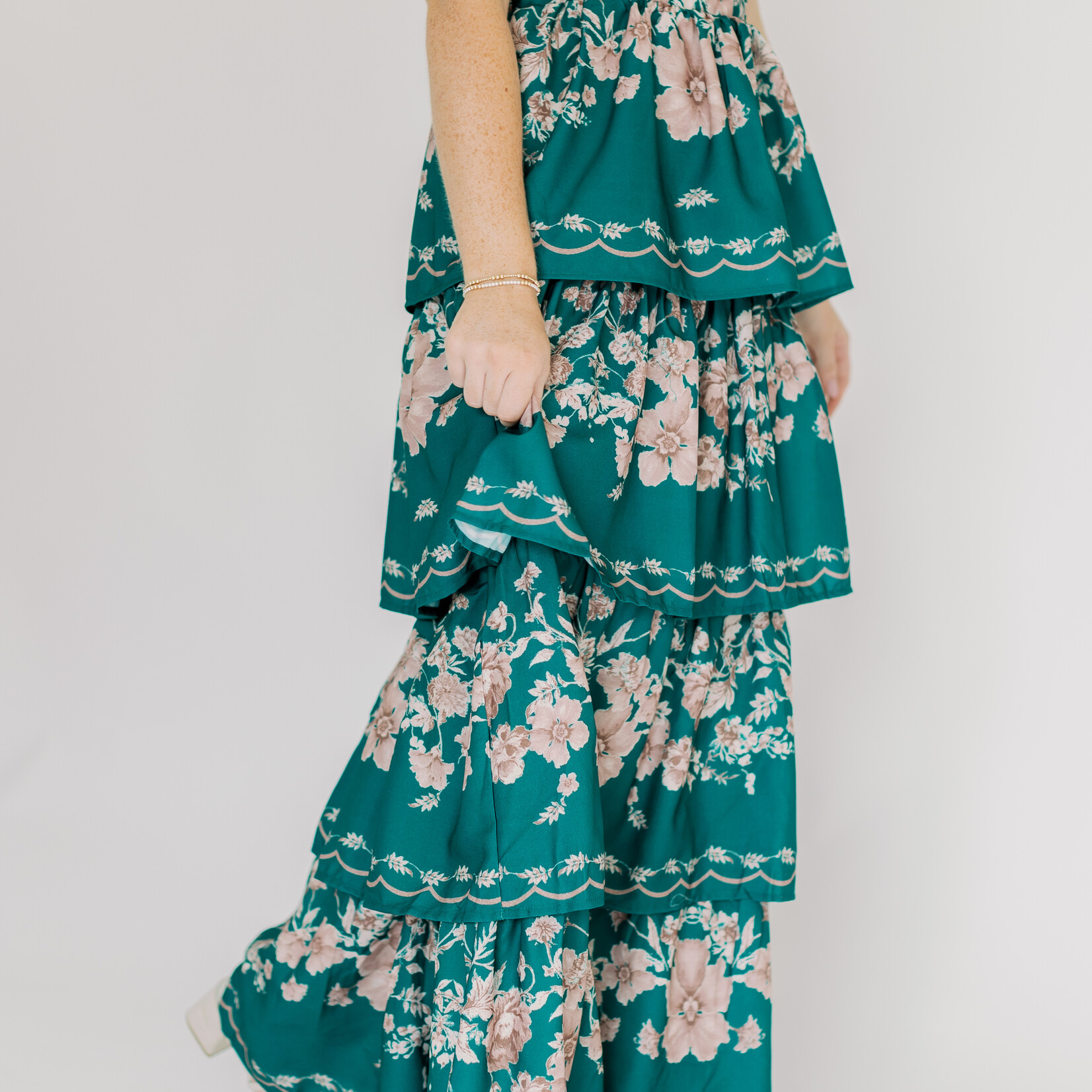 Floral Tiered Maxi Dress