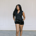 Lena Asymmetrical Button Down Vest