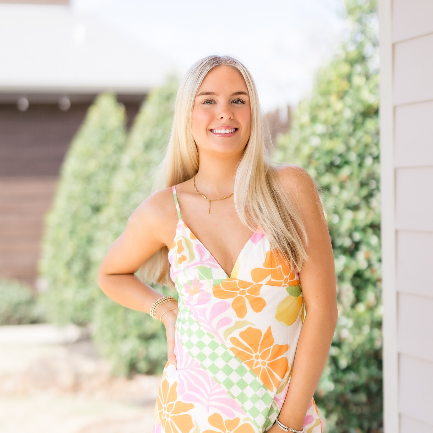 one & only Tropical Print Maxi Dress