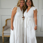 Eyelet Detail Belt Dress