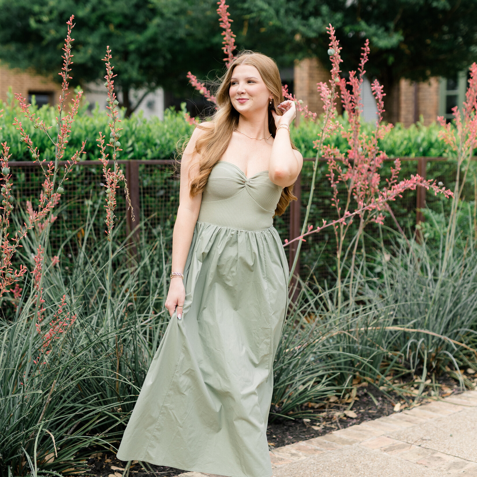 Strapless Tube Top Midi Dress