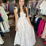 Three Tiered Ruffle Midi Dress