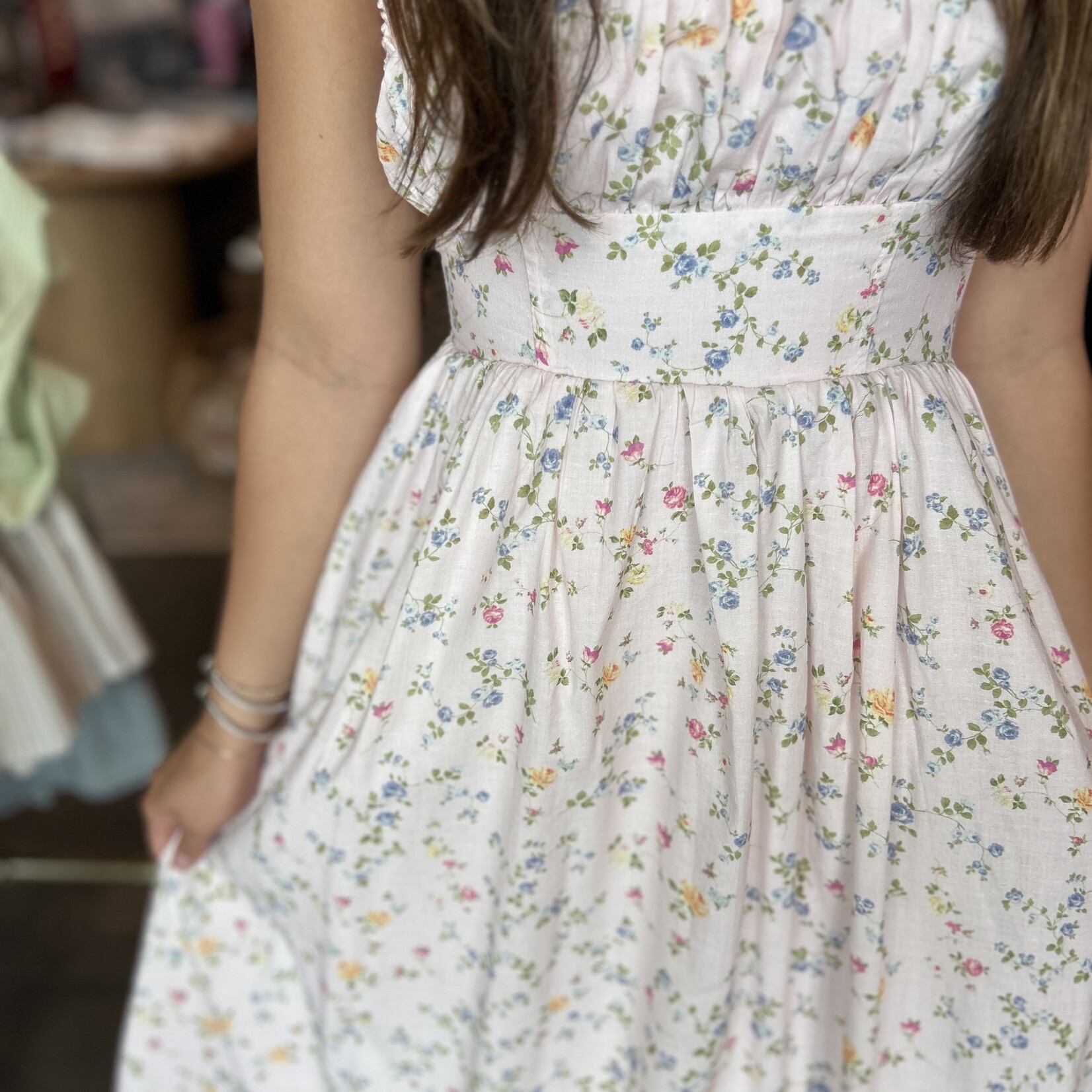 Three Tiered Ruffle Midi Dress