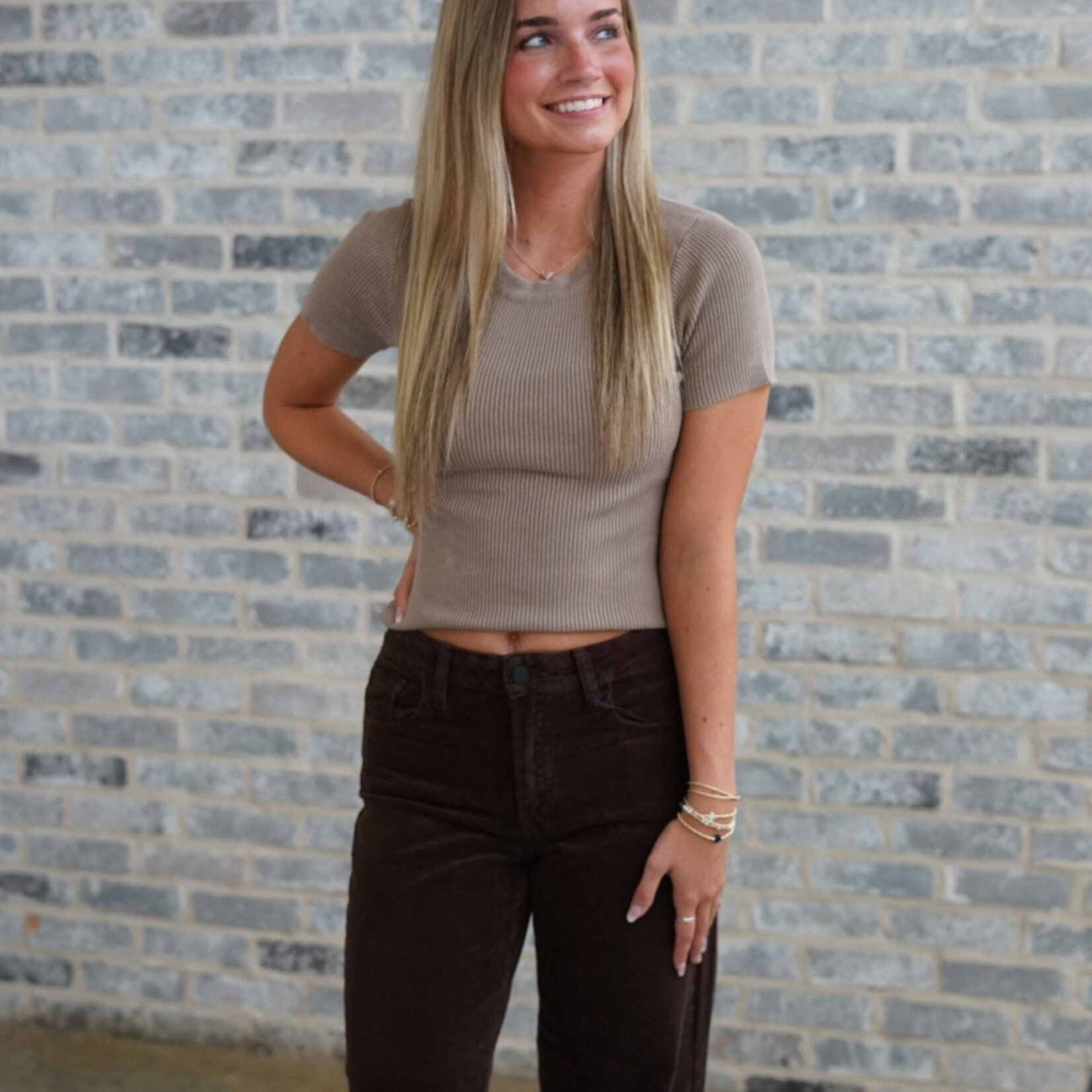 Wide Leg Corduroy Pants