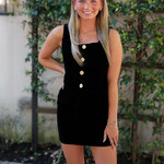 Velvet Vest and Skirt Set