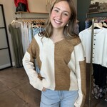 Striped Jacquard Knit Sweater