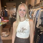 Western Print Tank top