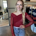Krista Mesh Top