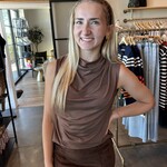 mod ref Cowl Neck Kendall Top