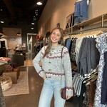 Fair Isle Toggle Knit Cardigan