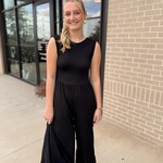 Scoop Back Wide Leg Jumpsuit