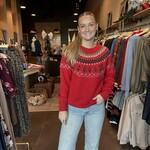 Fuzzy Fair Isle Pullover Sweater