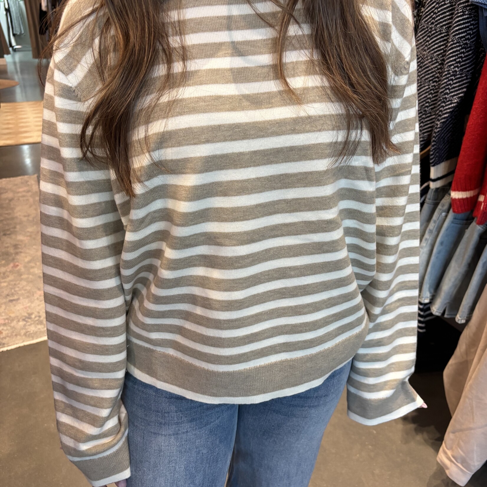 mod ref Striped Klein Sweater