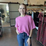 Le Lis Short Sleeve Crew Neck Boxy Sweater