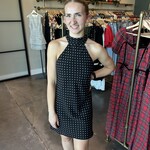 Le Lis Halter Neck Polka Dot mini Dress