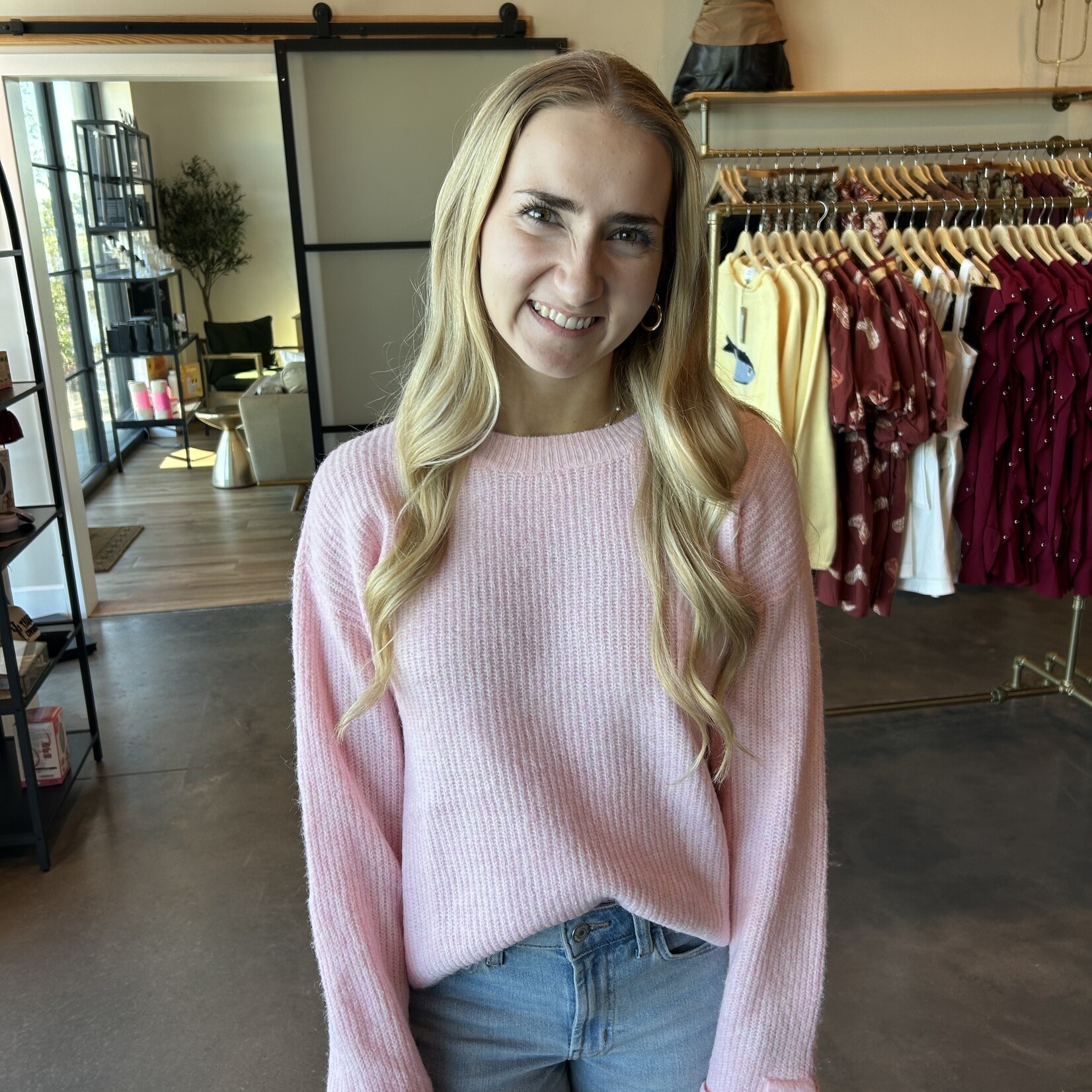 Pocket Detail Knit Sweater