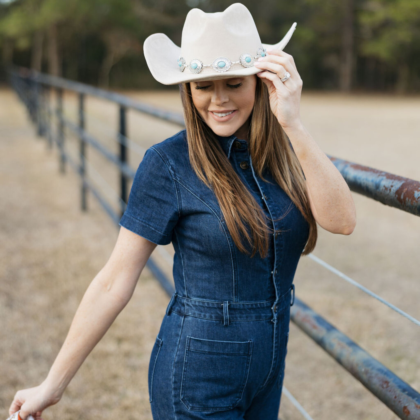 klesis Stretch Denim Jumpsuit