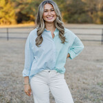 mimosa Colorblock Button Down Shirt