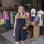 hyfve Polka Dot Halter Mini Dress