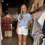 entro Gold Detail Denim Shorts