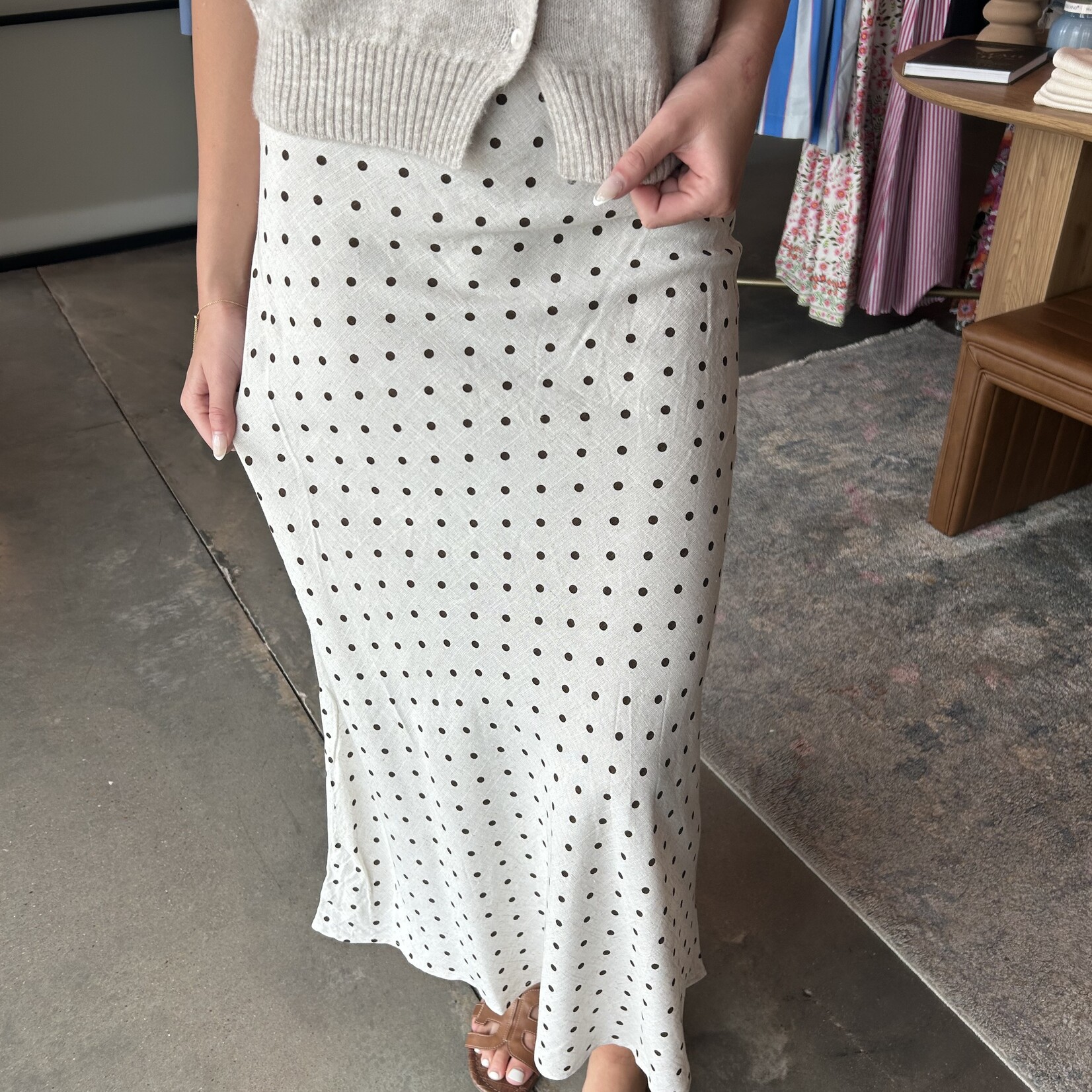 hyfve Polka Dot Maxi Skirt