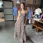 hyfve Backless Floral Maxi Dress