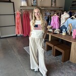 Mustard Seed Cinched Waist Pleated Pants