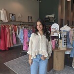 Kali Ruffle Hem Flowy Top