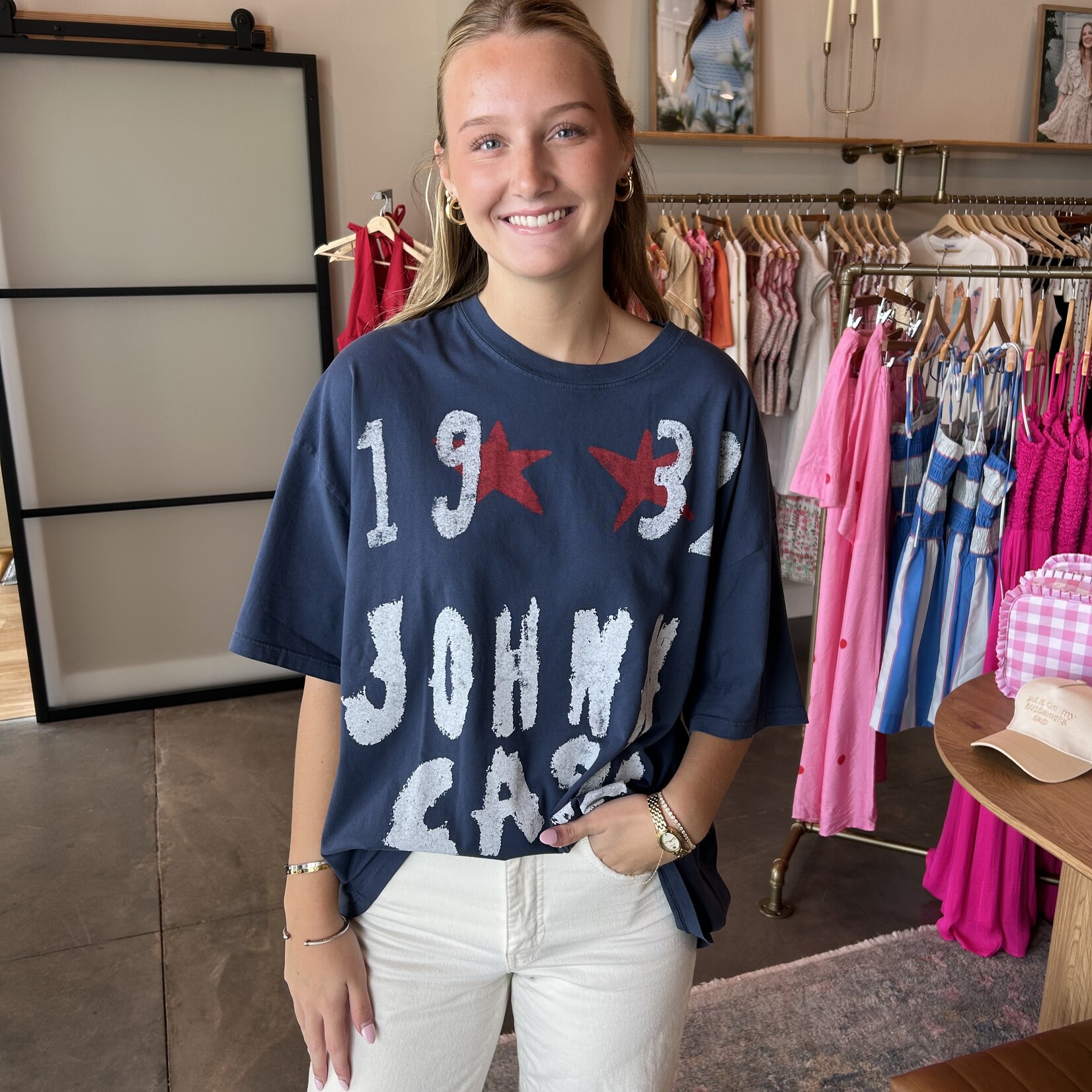bluebird & co inc Johnny Cash Tee